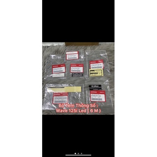 Tem Thông số Wave Thái 125