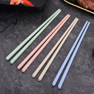 Set 4 đôi đũa chất liệu lúa mạch an toàn cho bé
