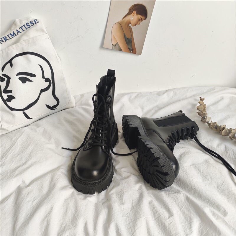 Giày Bốt Chiến Binh Buộc Dây Mã 888