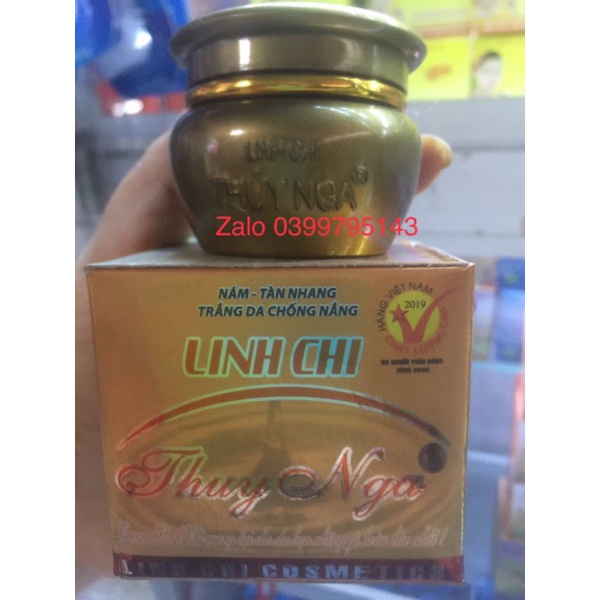 Kem Linh Chi Thúy Nga Nám Tàn Nhang Trắng Da Chống Nắng màu đồng