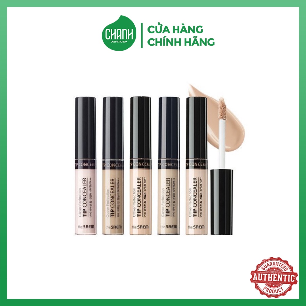 Che khuyết điểm The SAEM Cover Perfection Tip Concealer