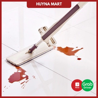 Cây Lau Nhà Thông Minh Tự Vắt Phẳng Spin Mop Xoay 360 độ LN01 (Tặng kèm 1 bông lau) NC35