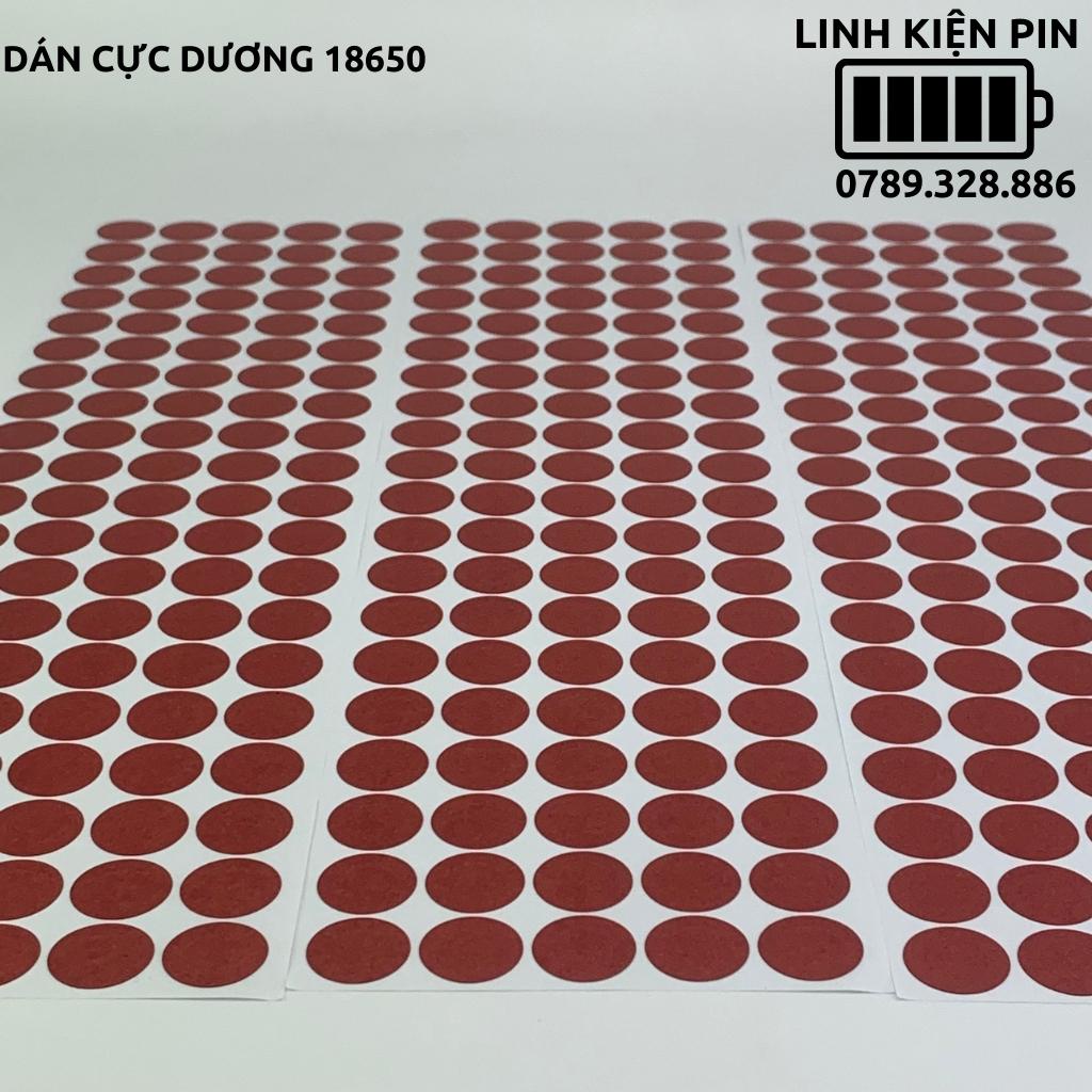 Miếng dán cực dương pin 18650 loại 1 cell 50 miếng