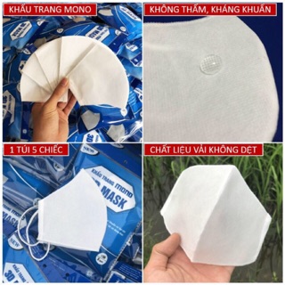 KHẨU TRANG VẢI KHÔNG DỆT KHÁNG KHUẨN MẪU MỚI NHẤT