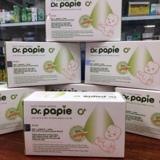 Gạc rơ lưỡi Dr. Papie (hộp 30 miếng)