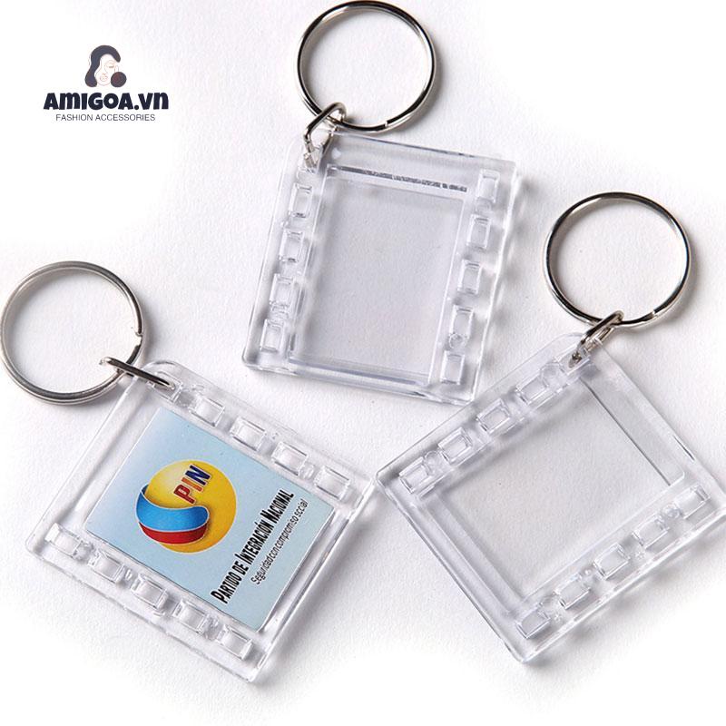 Móc Chìa Khóa Bằng Nhựa acrylic Họa Tiết Hoạt Hình Dễ Thương