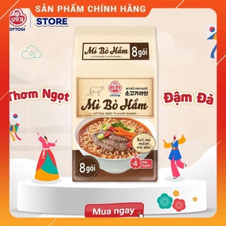 Mì Bò Hầm Ottogi lốc 8 gói . Hot.