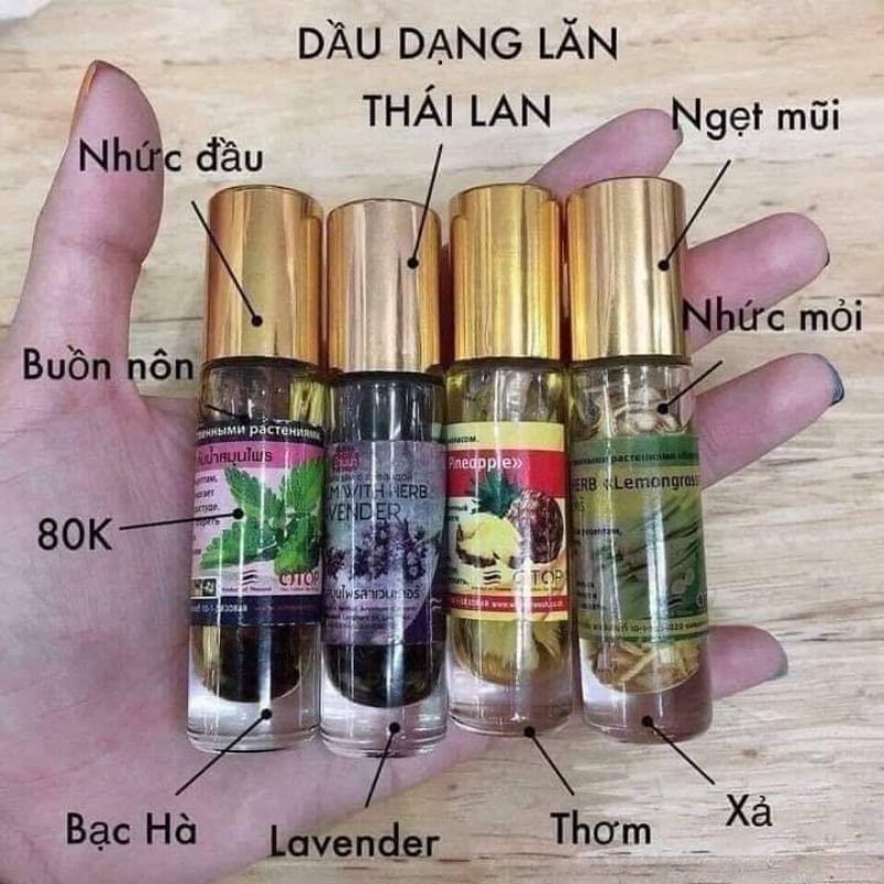 Dầu lăn thảo dược