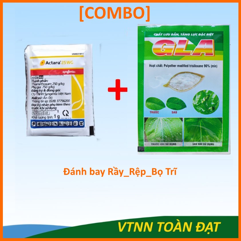 Bộ Sản Phẩm Bảo Vệ Cây Trồng Khỏi Rầy Hại, kết hợp chất bám dính