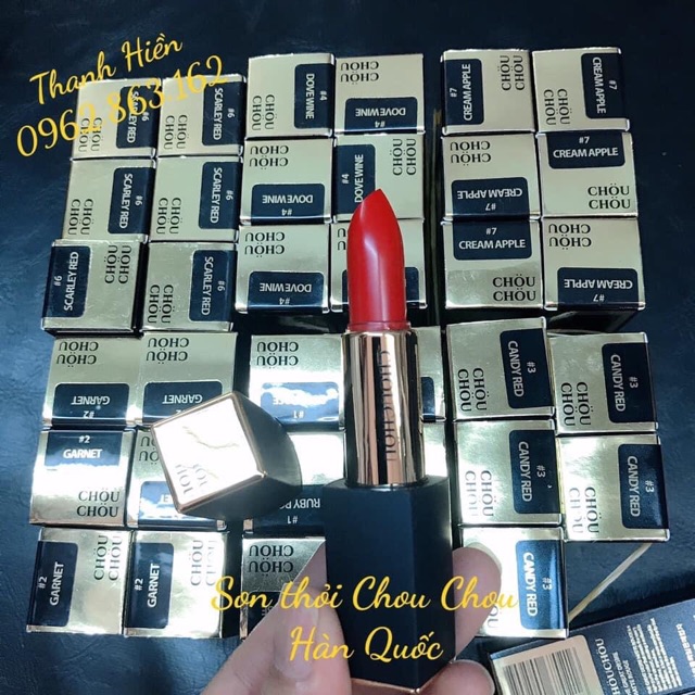 ❤️HOT❤️ Son Thỏi Chou Chou Bản Vuông Hàn Quốc | BigBuy360 - bigbuy360.vn