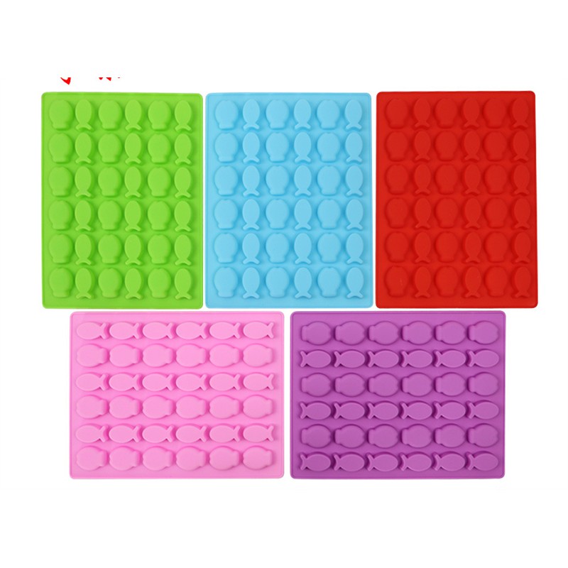 Khuôn Silicone Vĩ Cá Lam Kẹo Dẻo Chip Chip