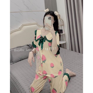 đồ mặc nhà Pijama lụa Latin cao cấp ( chat chọn mẫu )