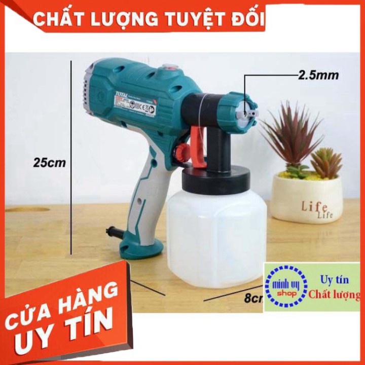 {HÀNG SẴN} 450W Máy phun sơn dùng điện TOTAL TT3506 nguyên zin nhé các bác