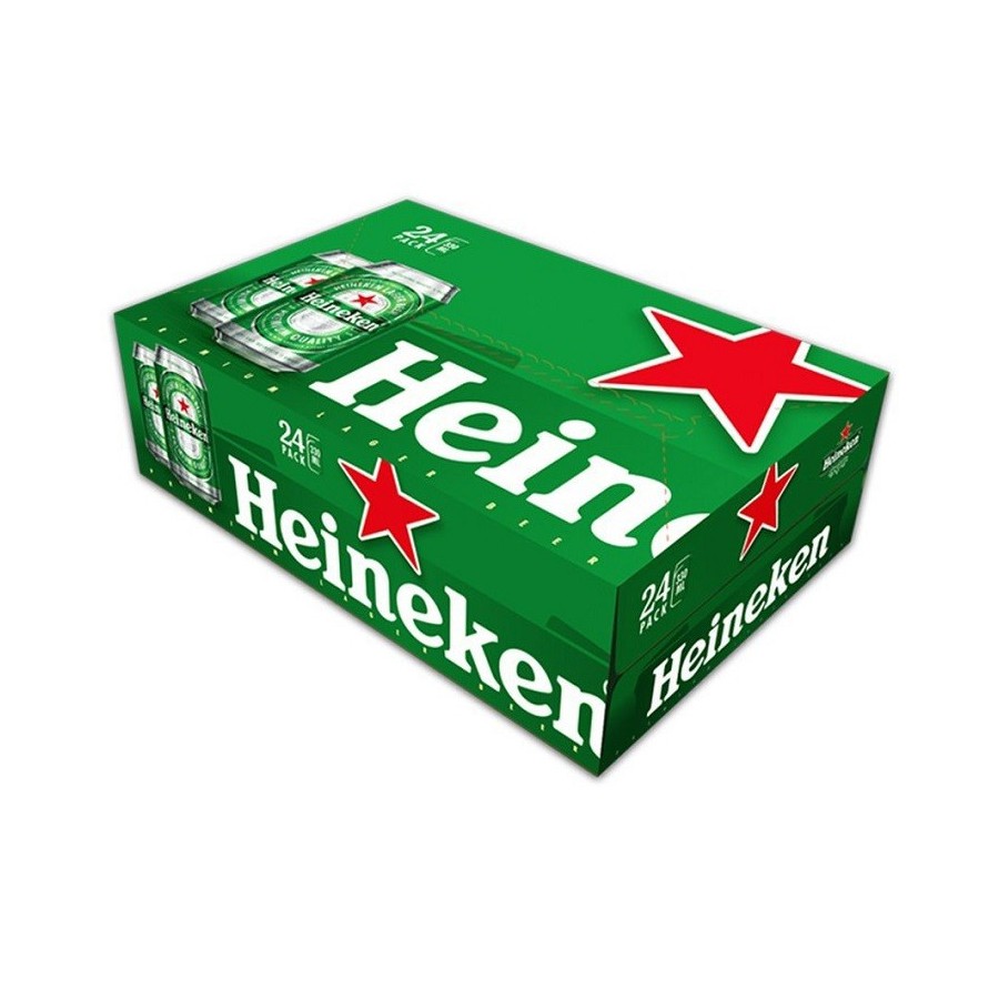 Giảm giá Thùng bia Heineken 24 lon thường 330ml/lon - BeeCost
