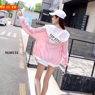 ÁO KHOÁC DÙ NỮ MÀU HỒNG -C-A-H