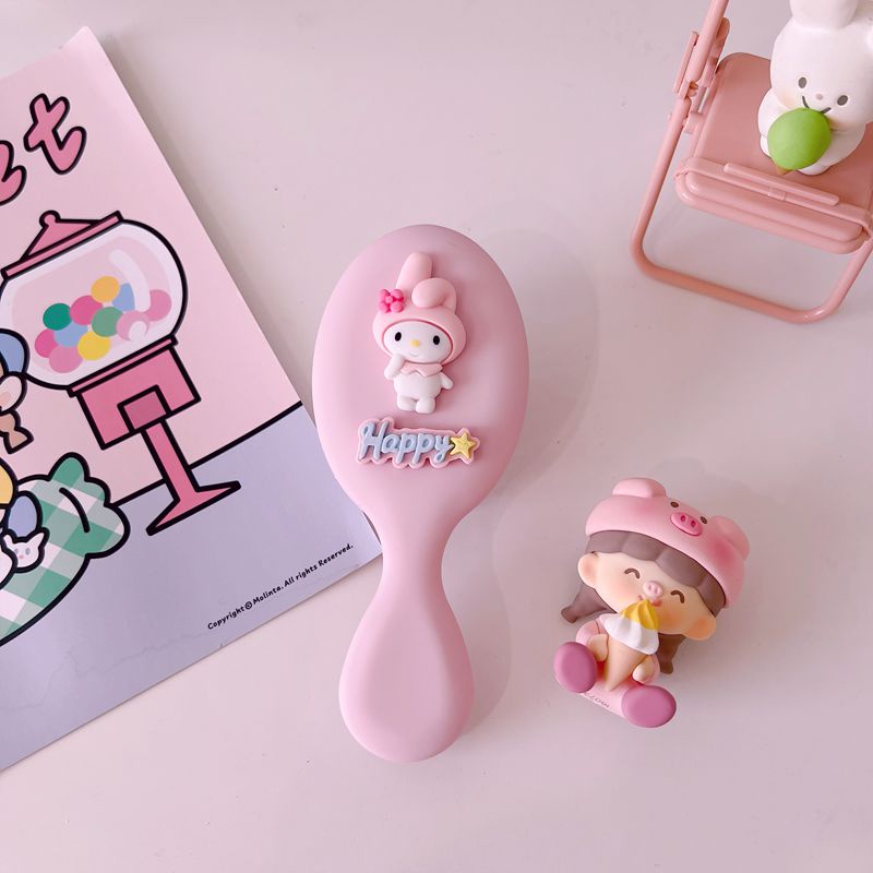 [SẴN] Lược gỡ rối dễ thương, cute hình thú Melody, Yugui, Cinamonroll