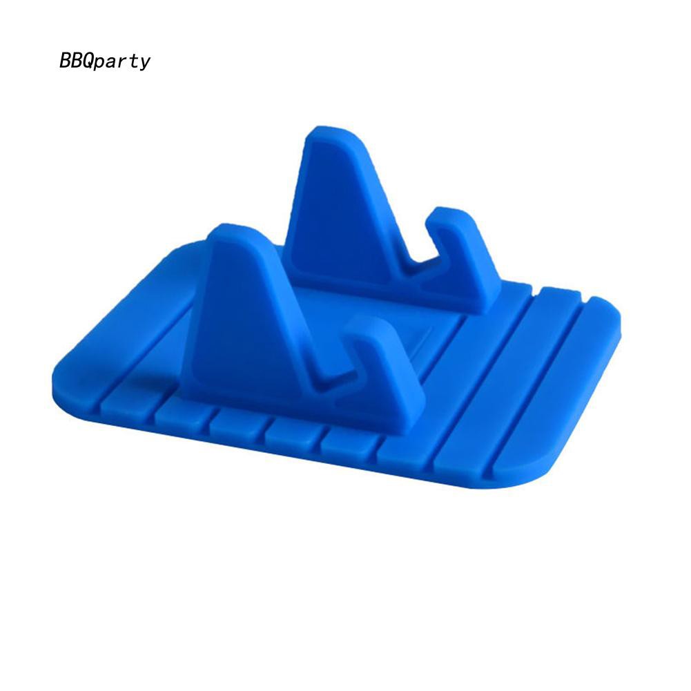 Giá đỡ điện thoại bằng silicon chống trượt góc nghiêng 120 độ kích thước 11cm x 9cm x 4cm tiện dụng cho xe hơi | BigBuy360 - bigbuy360.vn
