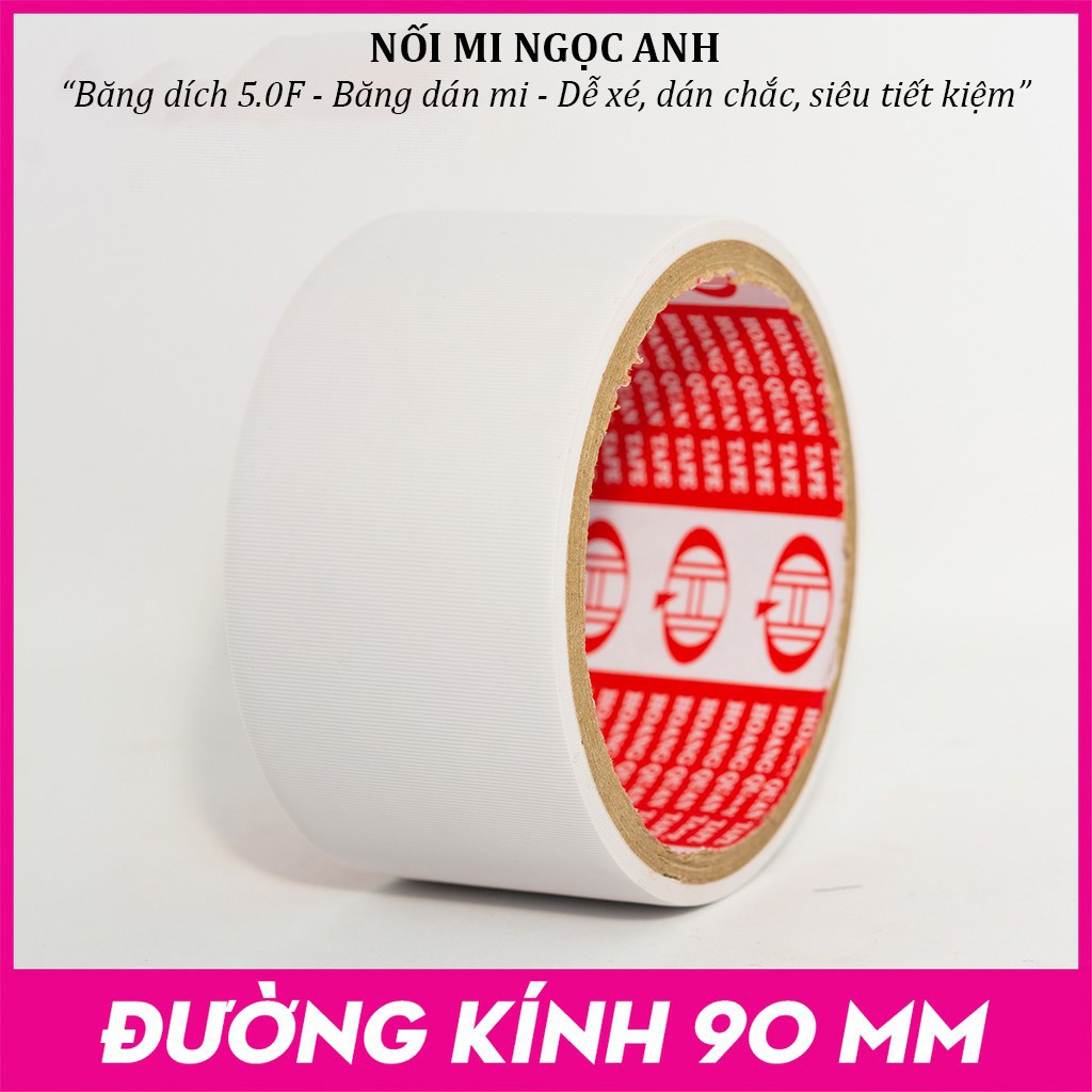 Băng keo loại 1,2f và 5,0f (Cuộn Băng keo dán mi, simili dán mi dưới)