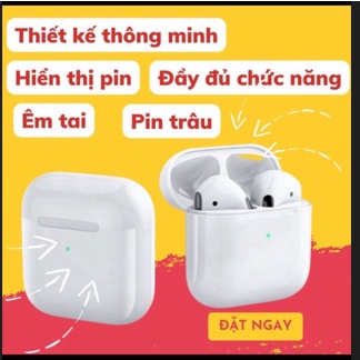 Tai Nghe Blutooth Mini Pro 5 TWS Phiên Bản Nâng Cấp - Cảm Biến, Đổi Tên - pro5