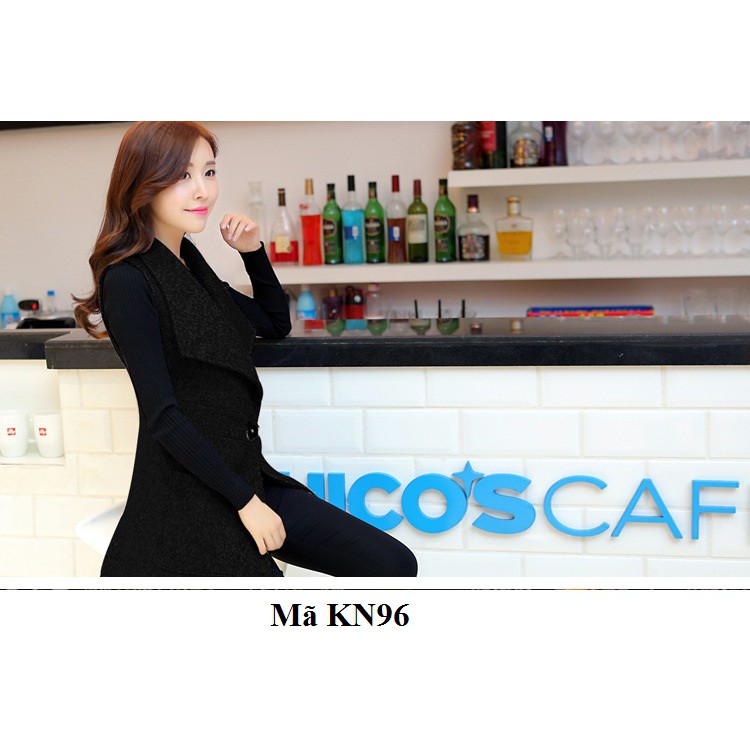 Áo khoác dạ ghi lê nữ KN96 thời trang