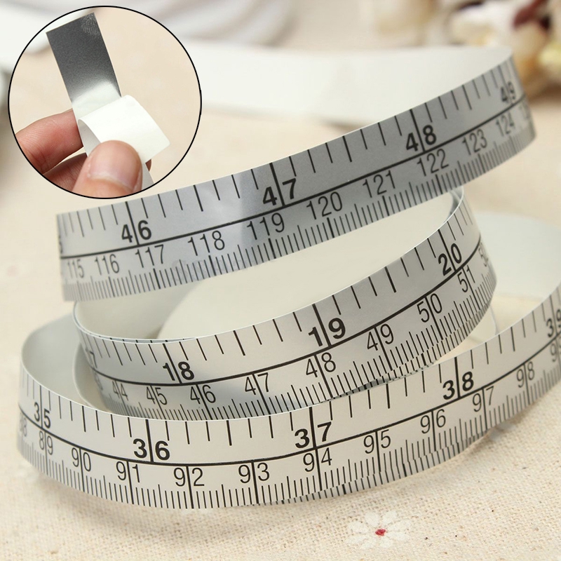 Thước dây đo bằng nhựa vinyl màu bạc 150cm chuyên dùng cho thợ may