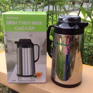 Bình thuỷ Rạng Đông 1lit. Làm từ inox cao cấp, giữ nhiệt tốt. Hàng khuyến mãi của Nutifood.