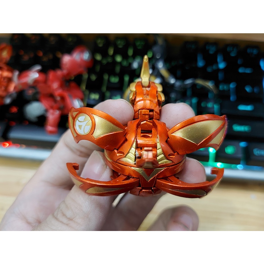 Đồ chơi bakugan chính hãng nova dragonoid, cross mercury fusion, titan dragonoid metalic tặng kèm gate nova phần 2