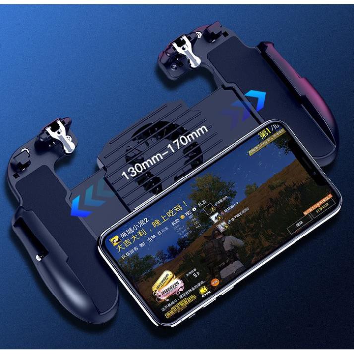 Tay Cầm Game H5II QUẠT TẢN NHIỆT Chơi Pubg, Ros, Free Fire Controller, LIÊN QUÂN mã H5II Mều shop