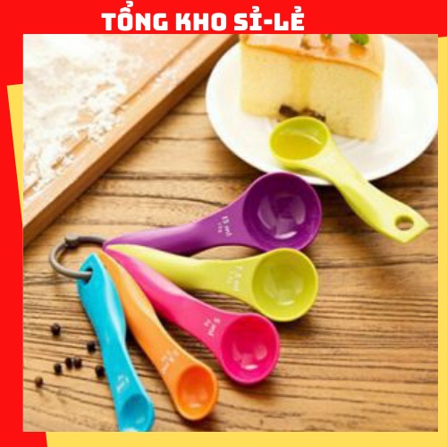 Bộ thìa đong nhà bếp set 5 cái 2460 tổng kho sỉ vp88