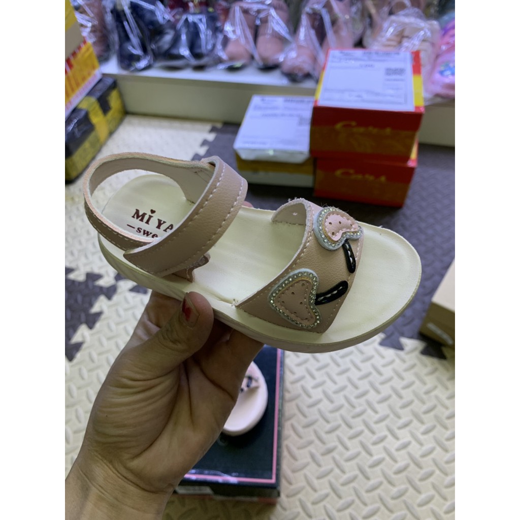 Dép sandal hè cho bé gái 1 - 6 tuổi da mềm xinh xắn phong cách Hàn Quốc SG44
