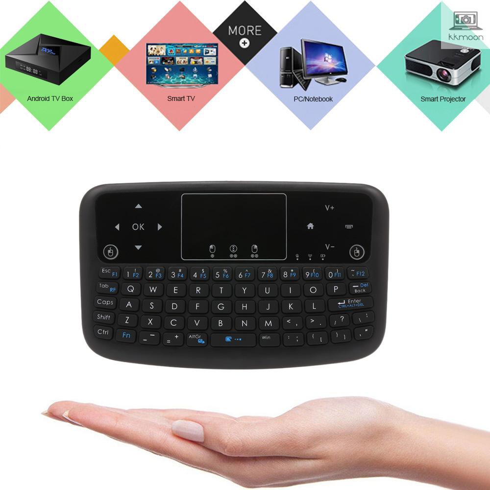 A36 Mini Wireless Keyboard 2.4GHz Air Mouse Rechargeable Touchpad Keyboard For Android TV Box Smart TV PC PS3