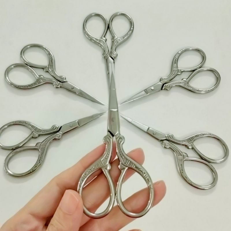 Kéo Hạc, Kéo vingtage cắt phom form , kéo cắt chỉ. Tặng tua rua