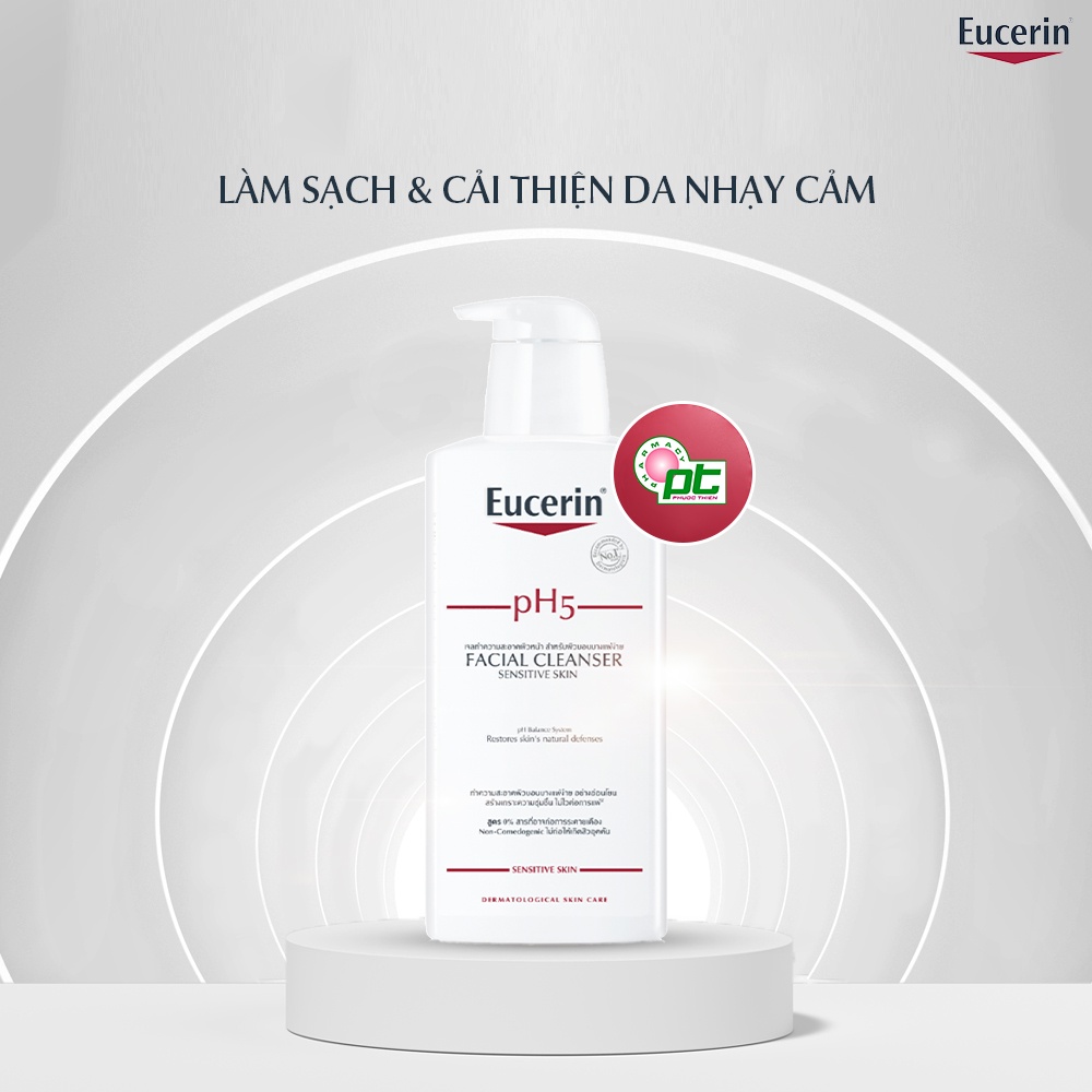 Sữa Rửa Mặt Cho Da Nhạy Cảm Eucerin pH5 Facial Cleanser 400ml