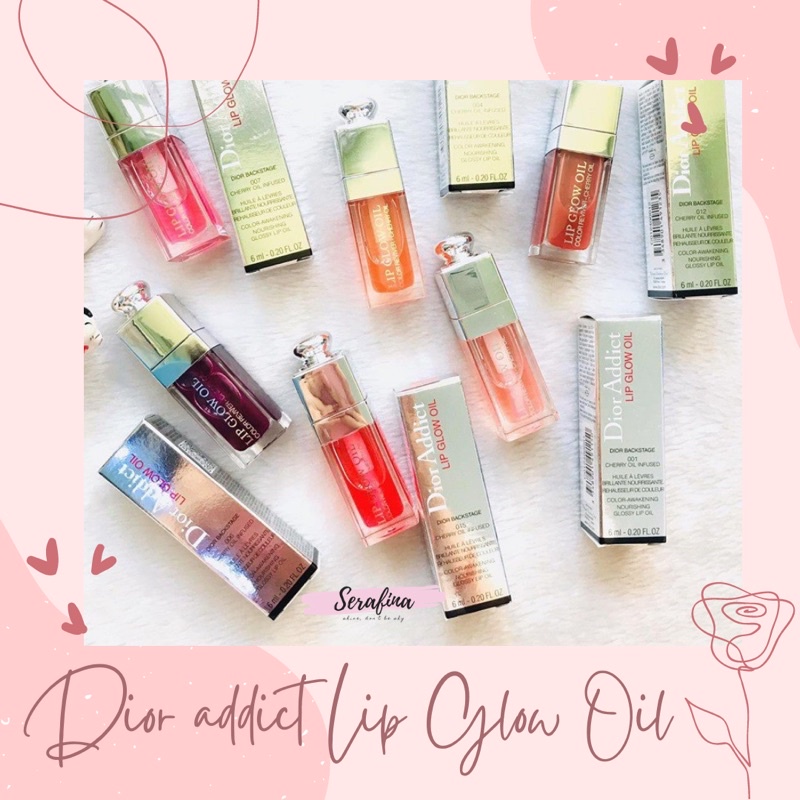 001 -004 -012 -015  -SON DƯỠNG DIOR LIP GLOW OIL 6ml