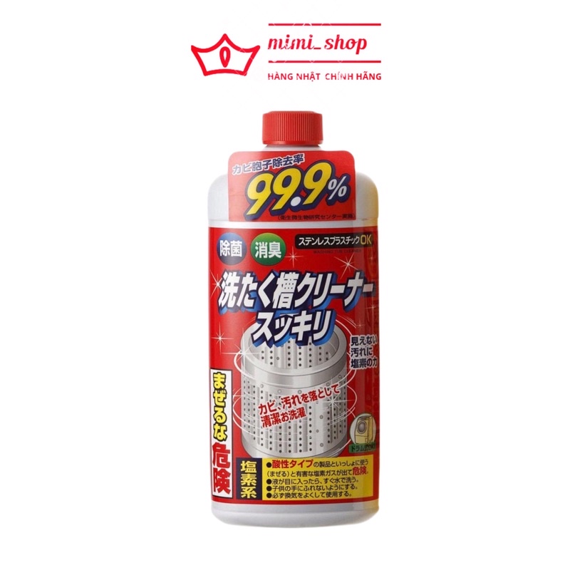 Nước tẩy lồng máy giặt Nhật Rocket 99.9% NHẬT BẢN