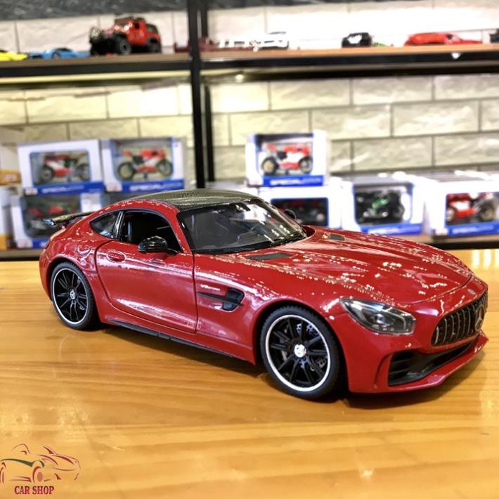Mô hình xe ô tô Mercedes AMG GT Welly FX tỉ lệ 1:24 màu đỏ