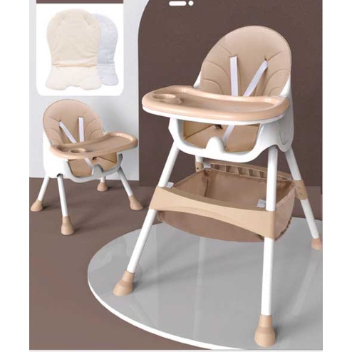 (MẪU MỚI 2021) FREE SHIP !!! GHẾ ĂN DẶM 9BABY - HANBEI + ĐỆM + BÁNH XE 9BABY