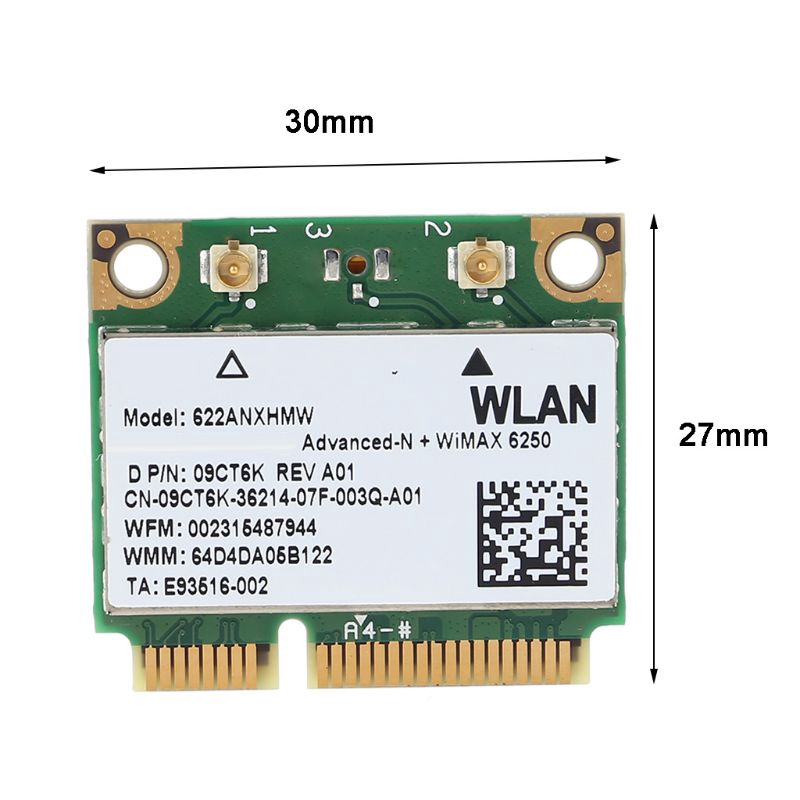 Dual-Band Network Card Mini PCI-E WIFI Wireless Card for Intel 6250 WiMax Kit | WebRaoVat - webraovat.net.vn
