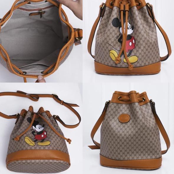 Túi Đeo Chéo Gucci Họa Tiết Chuột Mickey Thời Trang Cho Nữ 701