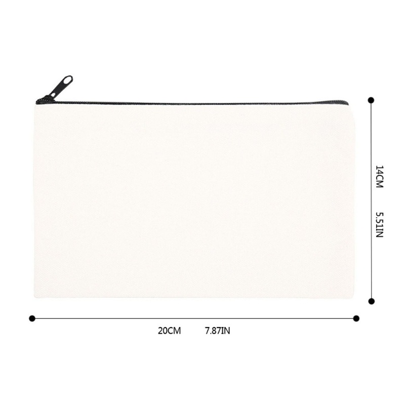 Túi Đựng Bút Bằng Vải Canvas Đa Năng Tiện Dụng Mang Theo Du Lịch