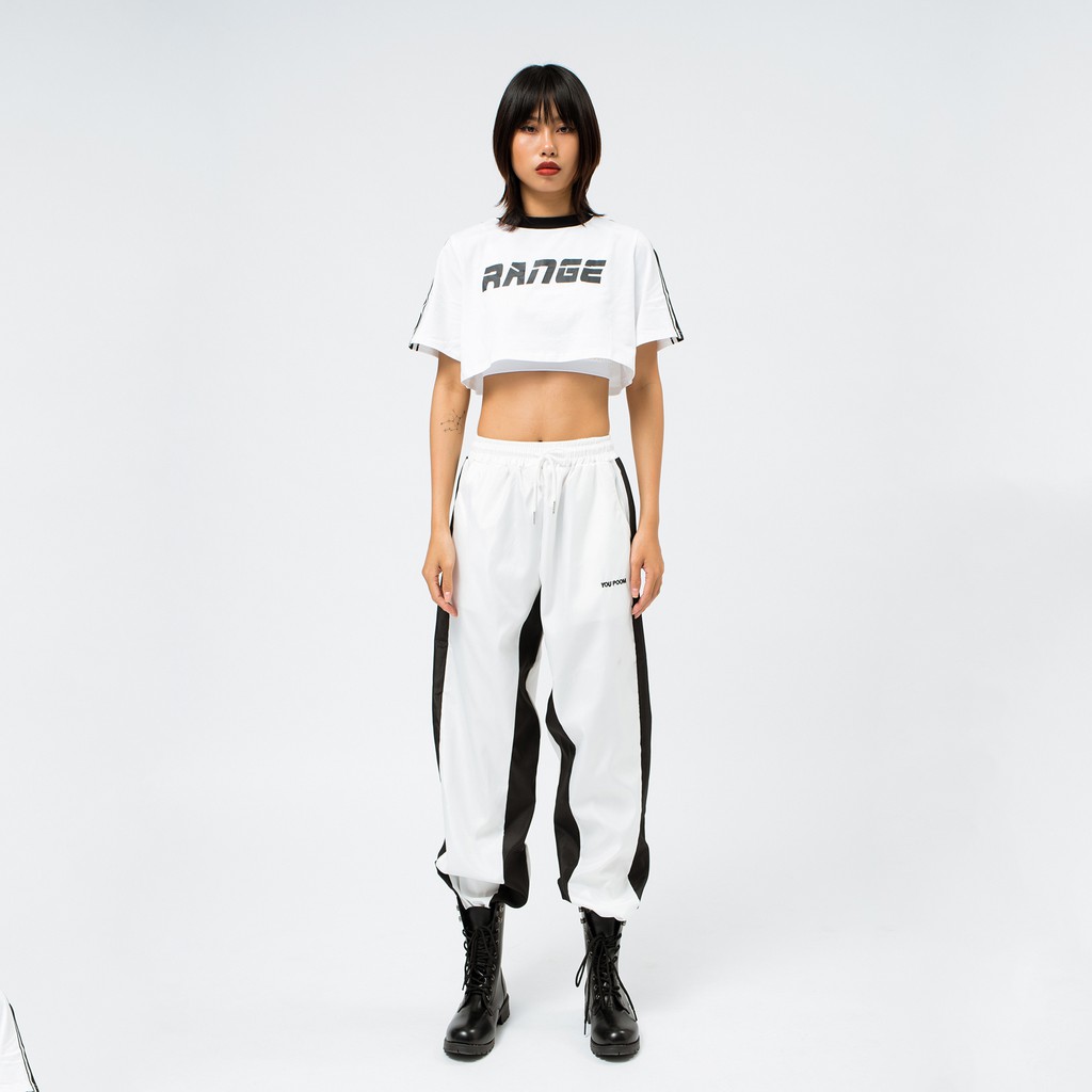QUẦN JOGGER BASIC TRẮNG SỌC ĐEN CHỮ YOU BOOM | BigBuy360 - bigbuy360.vn