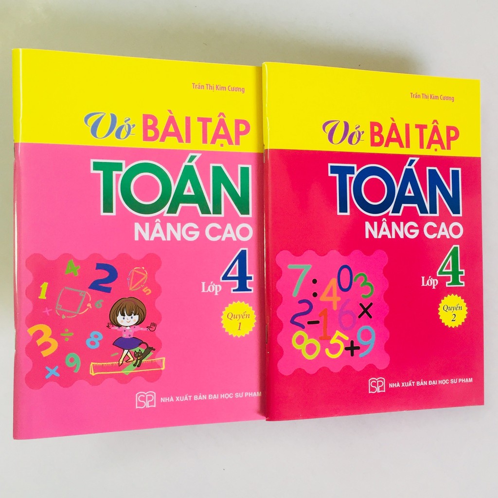 Sách - Vở Bài Tập Toán Nâng Cao Lớp 4 – Trọn bộ 2 quyển