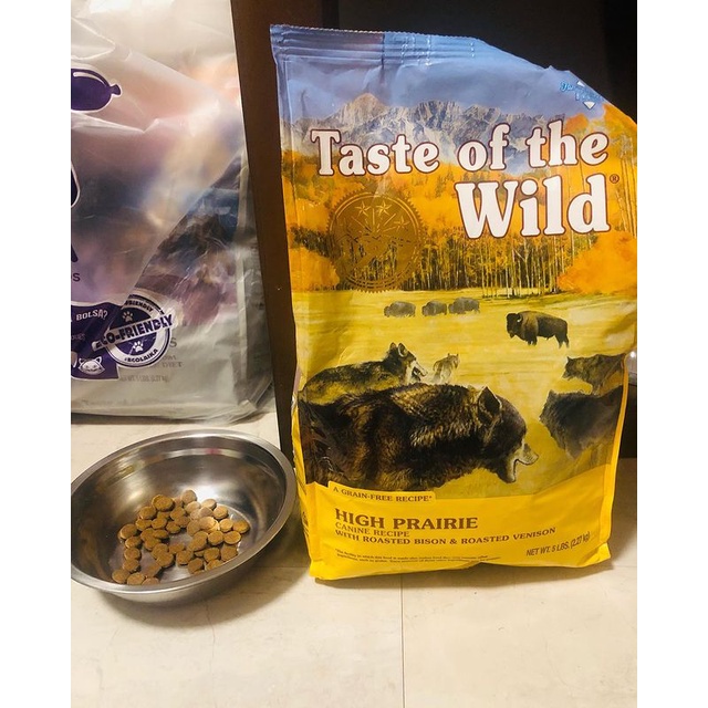 Thức Ăn Cho Chó Bull Anh - Taste Of The Wild Bao 500g - High Praire Thức Ăn Cho Chó Vị Bò Rừng, Nai, Trái Cây Rau Củ