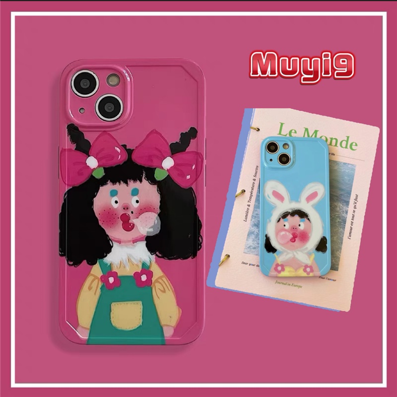 Ốp Điện Thoại Mềm Hình Cô Gái Cho IPhone13promax iPhone13Pro IPhone12ProMax I12 Iphone11PROMAX IX/XS MAX XR I7/8plus I13