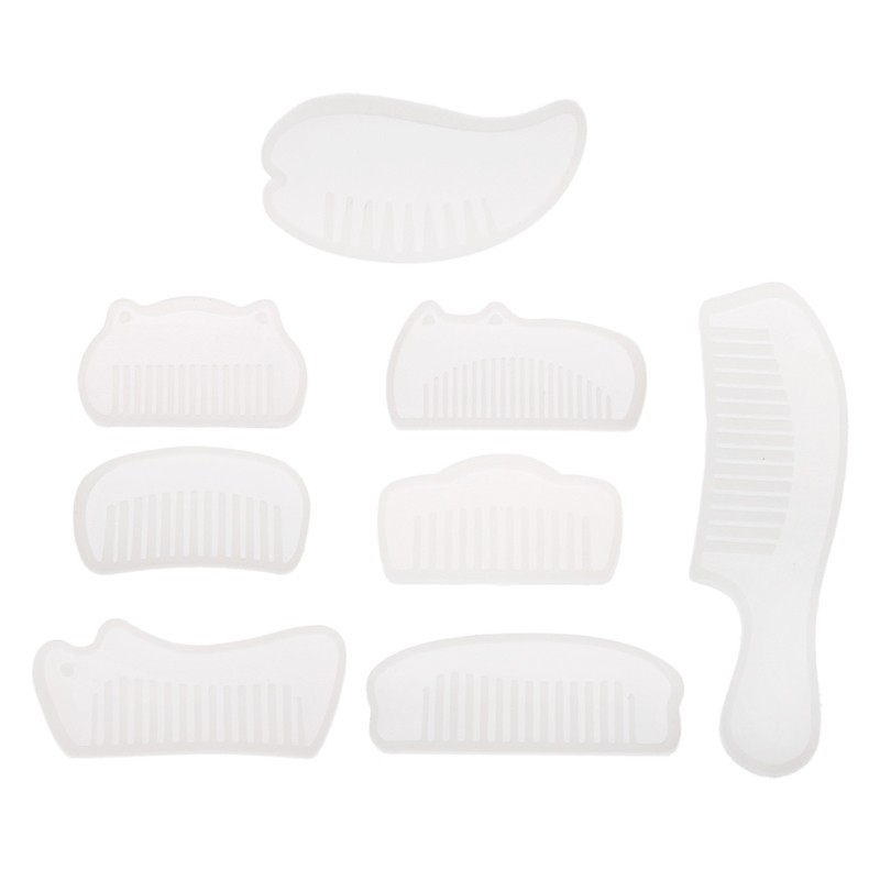 Khuôn silicone hình lược 3d làm đồ trang sức
