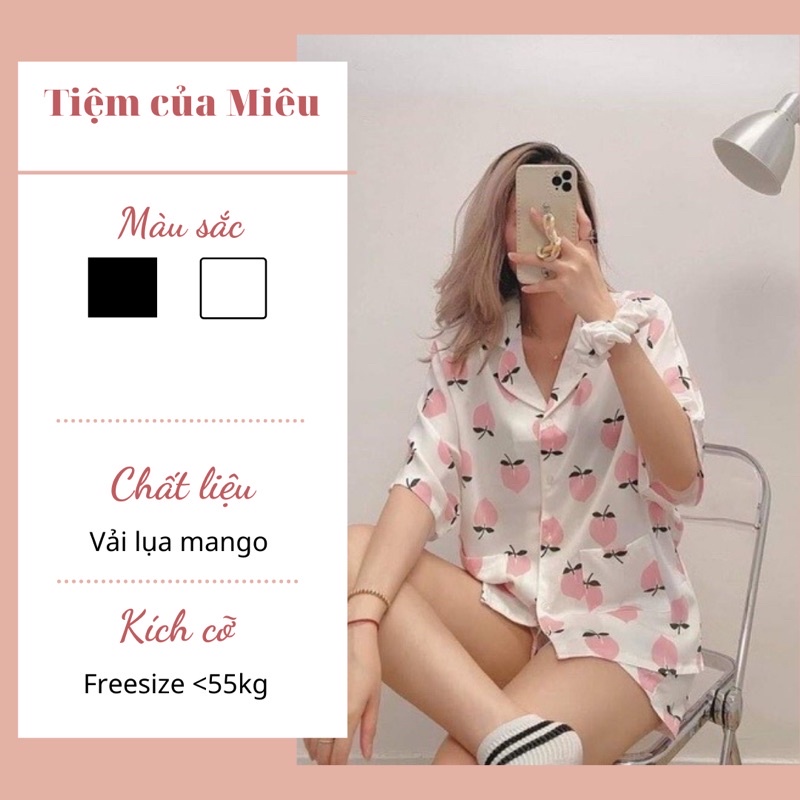 SET BỘ NGỦ PIJAMA ( ảnh thật, có sẵn)