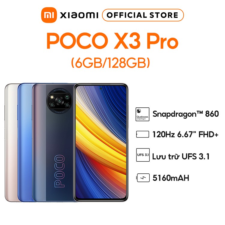 Điện thoại Xiaomi POCO X3 PRO - 6GB/128GB