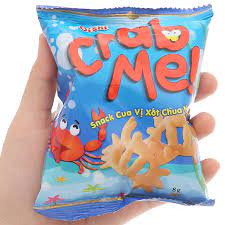 1 gói bim bim snack Cua Vị Xốt Chua Ngọt 40g