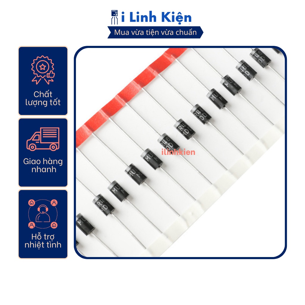 MUR460 Diode xung 4A 600V DO-27