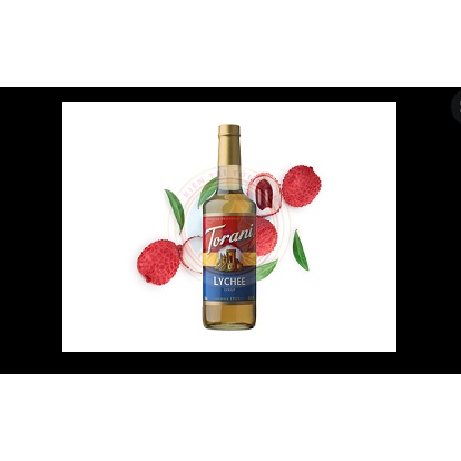 Siro Torani Vải  chai 750ML. Hàng công ty có sẵn giao hàng ngay